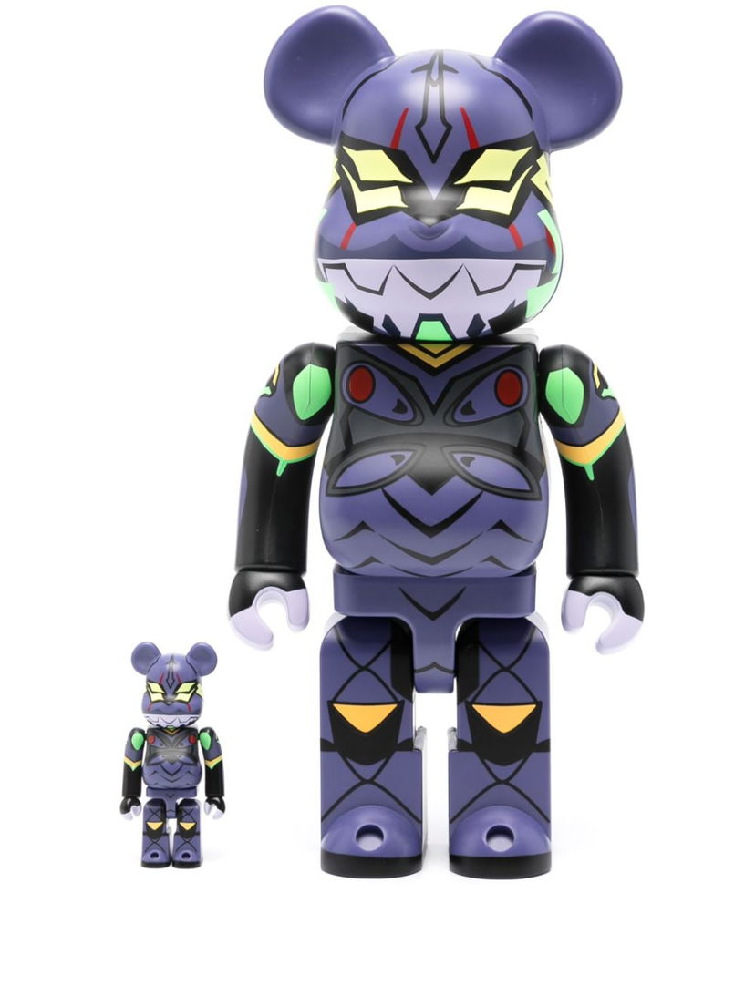 Колекційний Medicom Toy Bearbrick NGE graphic-print toy - Purple темно-синій | EVA1340021029472