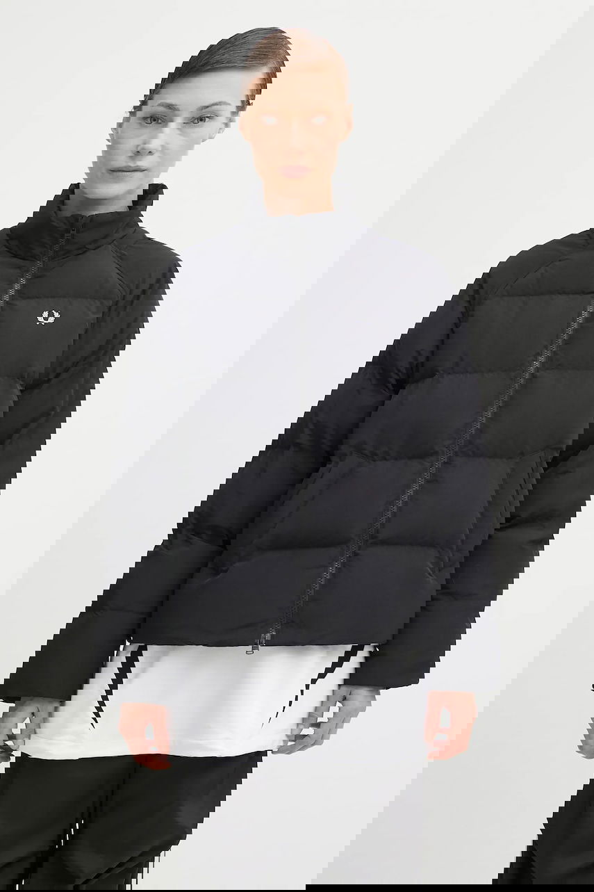 Пуховик Fred Perry Fred Perry Oversized Puffer Jacket J1118 чорний | J1118, 0