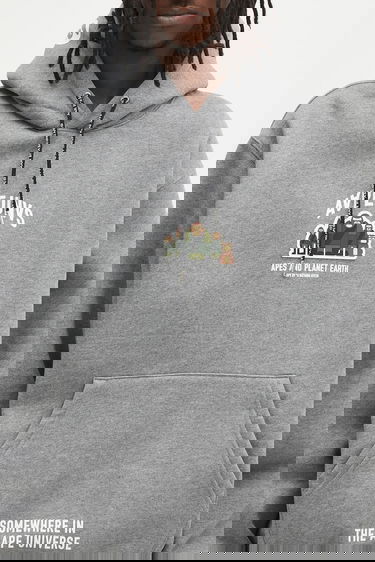 Світшоти AAPE by A Bathing Ape AAPE By A Bathing Ape Aaper Hoodie Сірий | AAPSWMB378XAN, 3