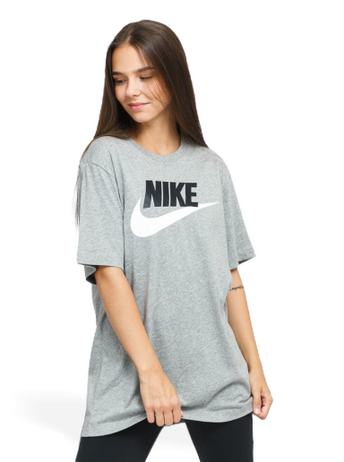 Футболка Nike NSW Tee Icon Futura Сірий | AR5004-063