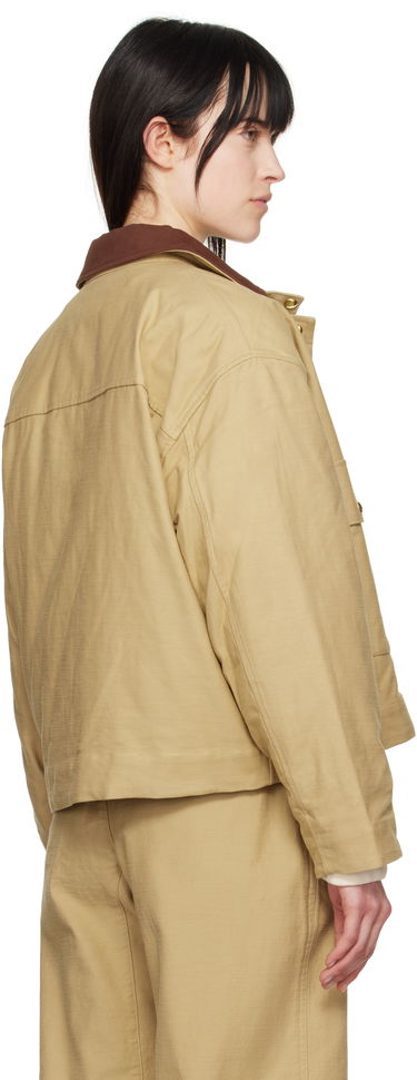 Куртка rag & bone Rag & Bone Nonie 2-in-1 Twill Jacket бежевий | WAW25S20167516, 2