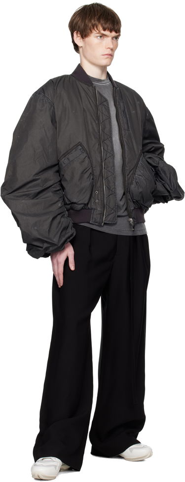 Куртка бомбер We11done We11done Washed Nylon Bomber Jacket чорний | WD-JP2-25-059-U-BK, 3