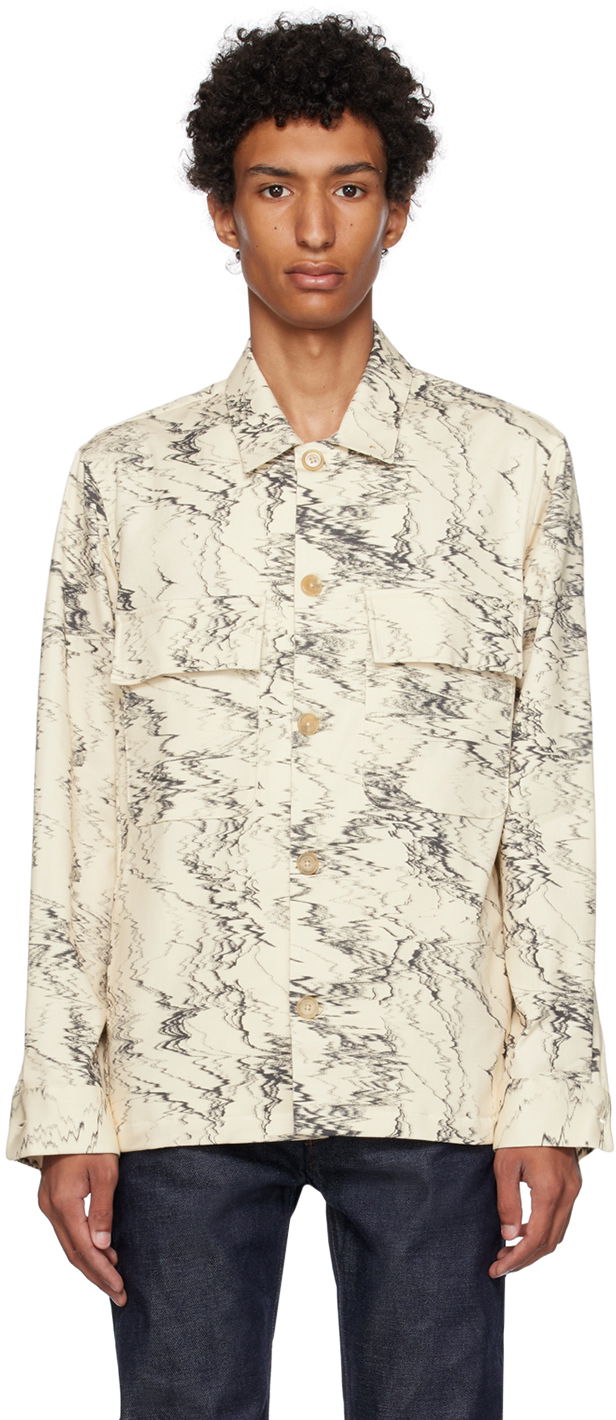 Сорочка Paul Smith Paul Smith Graphic Print Shirt бежевий | M1R-009Y-L02096
