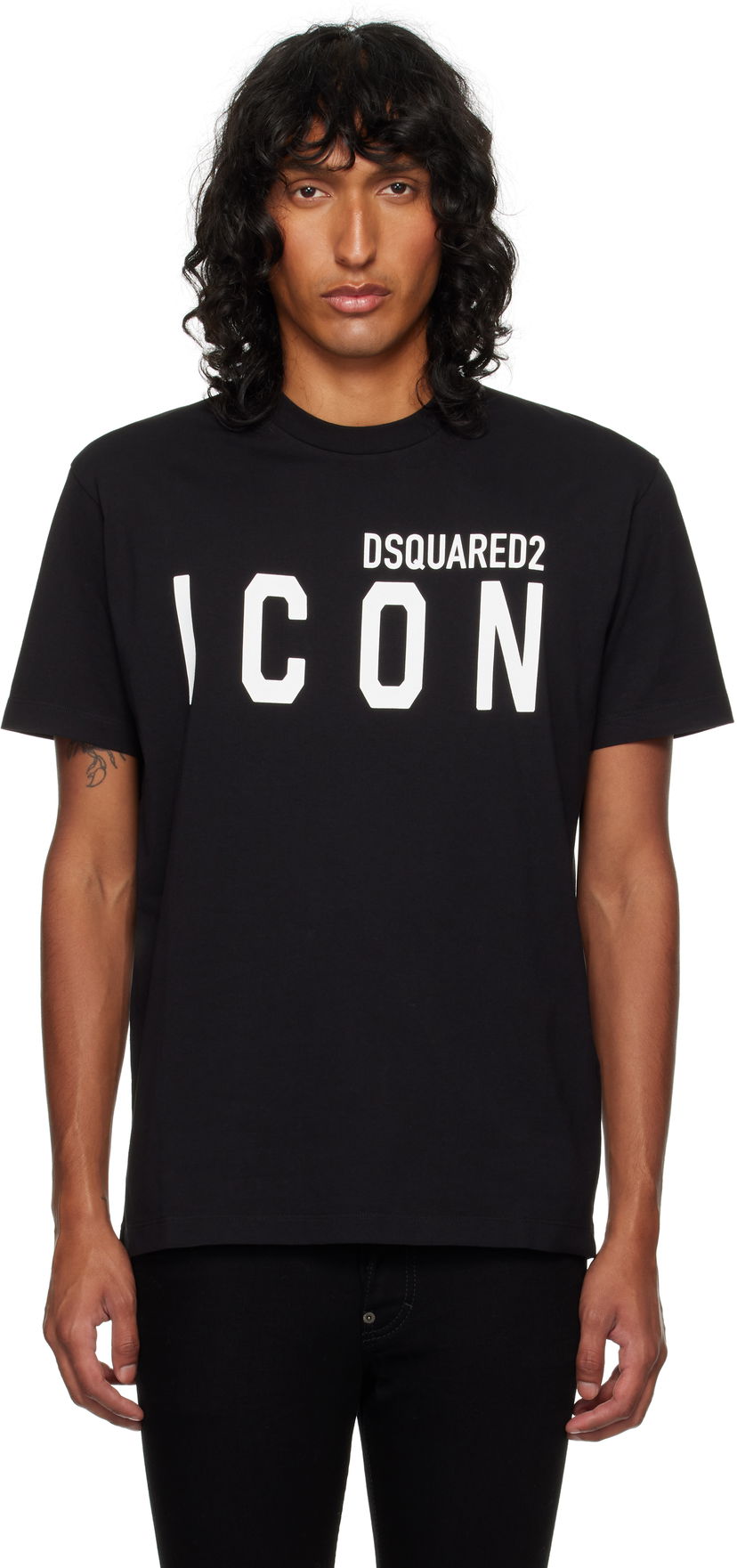 Футболка DSQUARED2 Dsquared2 'Icon' Cool Fit T-Shirt чорний | S79GC0003_D20020