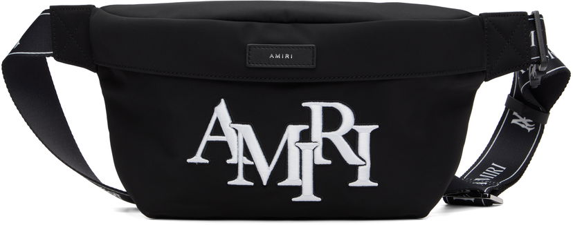 Поясна сумка AMIRI AMIRI Staggered Belt Bag чорний | AMBGSO1016