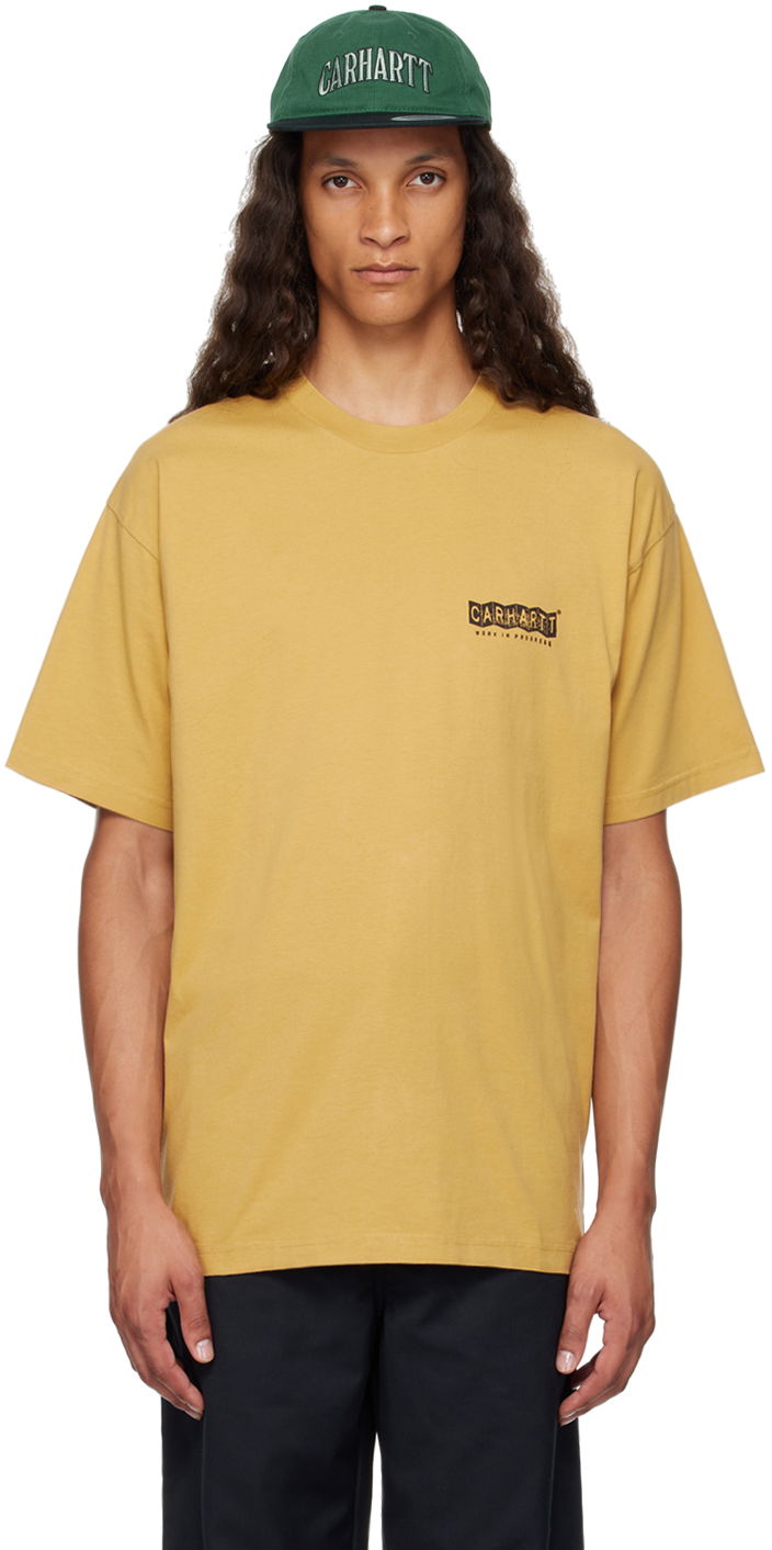 Футболка Carhartt WIP Stamp Graphic T-Shirt Жовтий | I033670