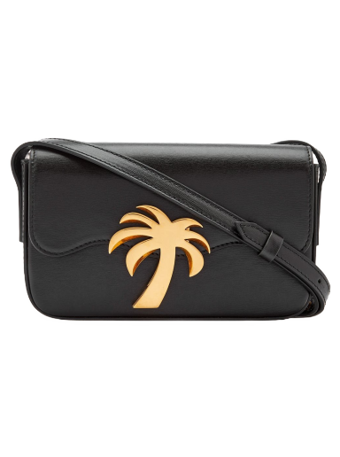 Сумка Palm Angels Baguette Palm Bag чорний | PWNQ012F22LEA0011076