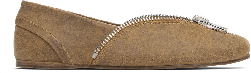 Кросівки та взуття JW Anderson Biker Ballerina Flats Коричневий | BL0032-LA0319