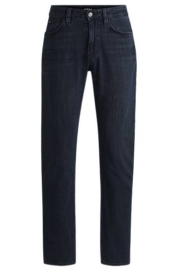 Джинси BOSS Delaware Slim-Fit Stretch Jeans Синій | 50533173
