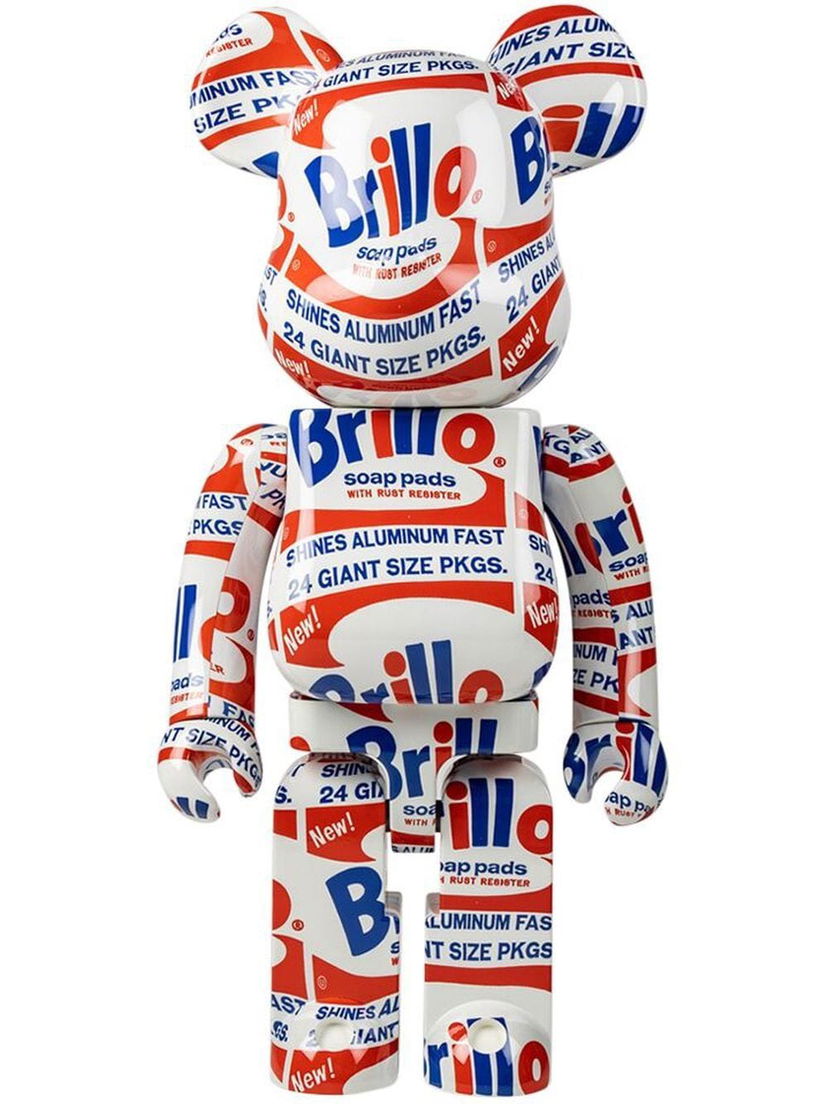 Колекційний Medicom Toy Andy Warhol "Brillo" BE@RBRICK figure - White Різнокольоровий | MEDI010519619601
