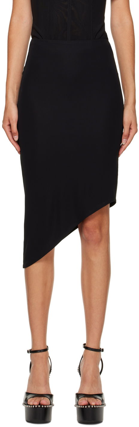 Спідниця Miaou Miaou Vero Asymmetrical Midi Skirt чорний | 4037VC2BLK