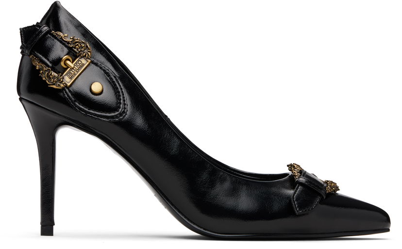 плаття Versace Versace Jeans Couture Scarlett Baroque Buckle Heels чорний | E79VA3S56_EZSC35