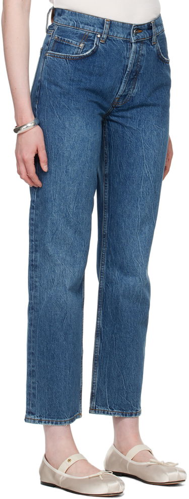 Джинси Anine Bing ANINE BING Benson Straight Jeans Синій | A-06-10010-WHD20, 1