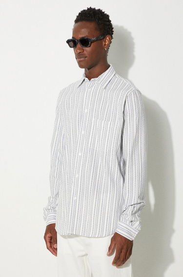 Сорочка Samsoe Samsoe Samsoe Samsoe Regular Fit Shirt with Classic Collar білий | M23200057, 3