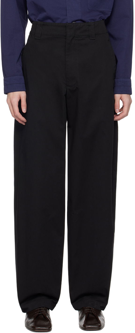 Штани LEMAIRE Maxi Trousers чорний | PA1083 LF1255