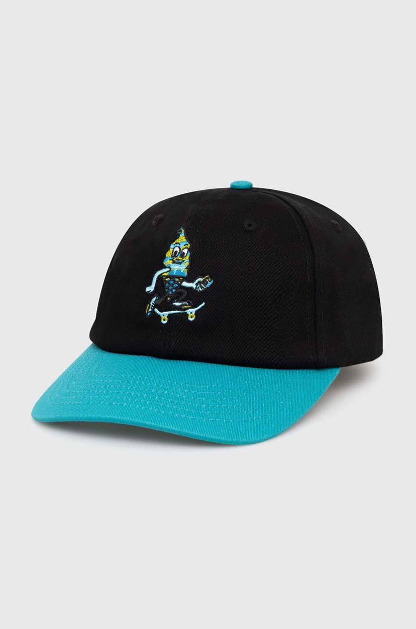 Кепка BBC IceCream ICECREAM Team EU Skate Cone Dad Cap чорний | IC24141