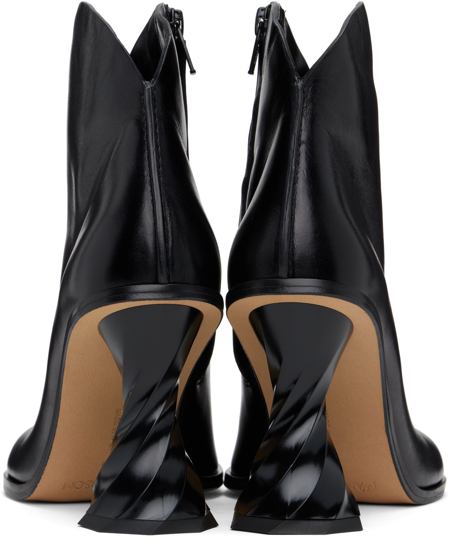 Одяг JW Anderson JW Anderson Twisted Heel Ankle Boots чорний | ANW43211A, 1