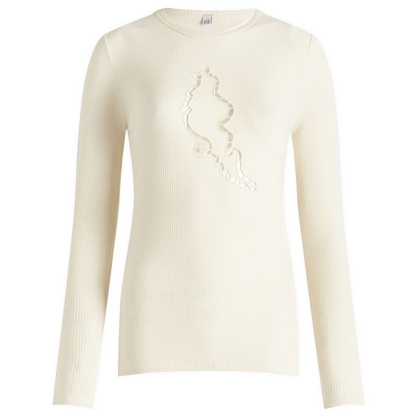 Футболка Baserange Ponte Long Sleeve T-Shirt бежевий | TOPLS-RB-SP25-Undyed
