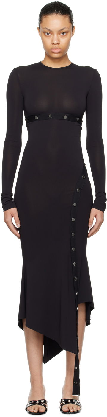 плаття The Attico Attico Studded Midi Dress чорний | 241WCM99 A014