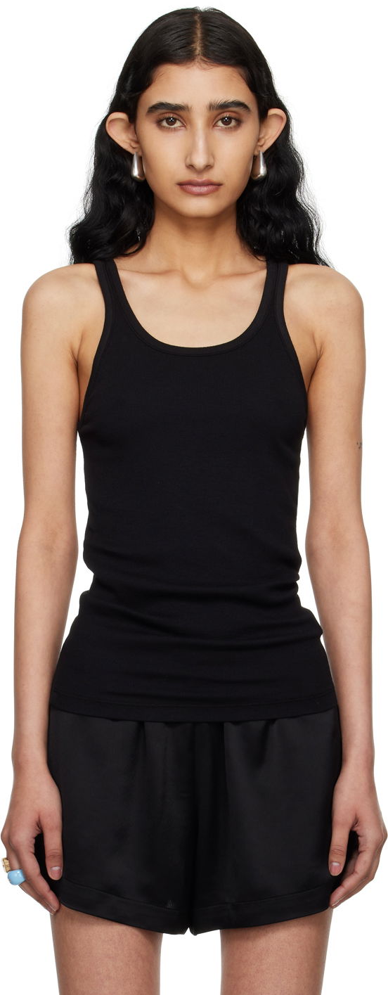 Безрукавка AGOLDE Ribbed Tank Top чорний | A7278B-1095