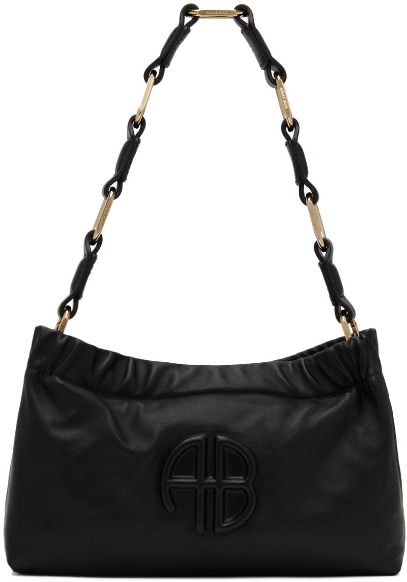 Сумка Anine Bing Small Kate Leather Shoulder Bag чорний | A-13-1214-000