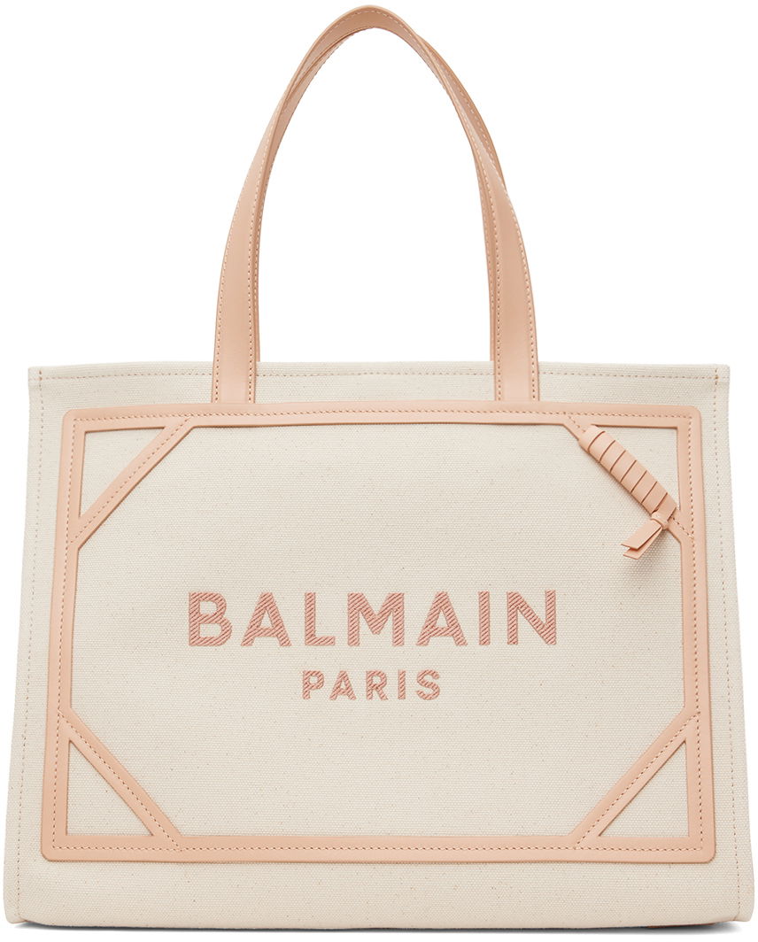 сумка-тоут Balmain B-Army 42 Tote "Off-White" бежевий | CN1FF810TCDB, 0