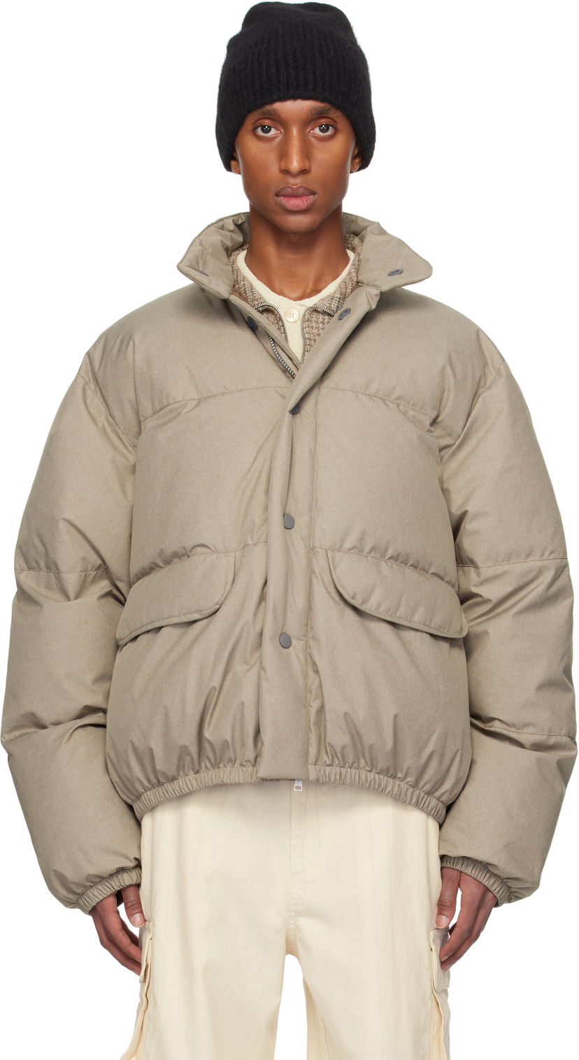 Пуховик OUR LEGACY Inhale Puffa Jacket бежевий | M4241DB