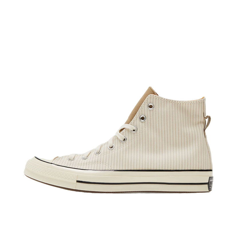 Кросівки та взуття Converse Chuck 70 High "Crafted Stripe" бежевий | A00473C