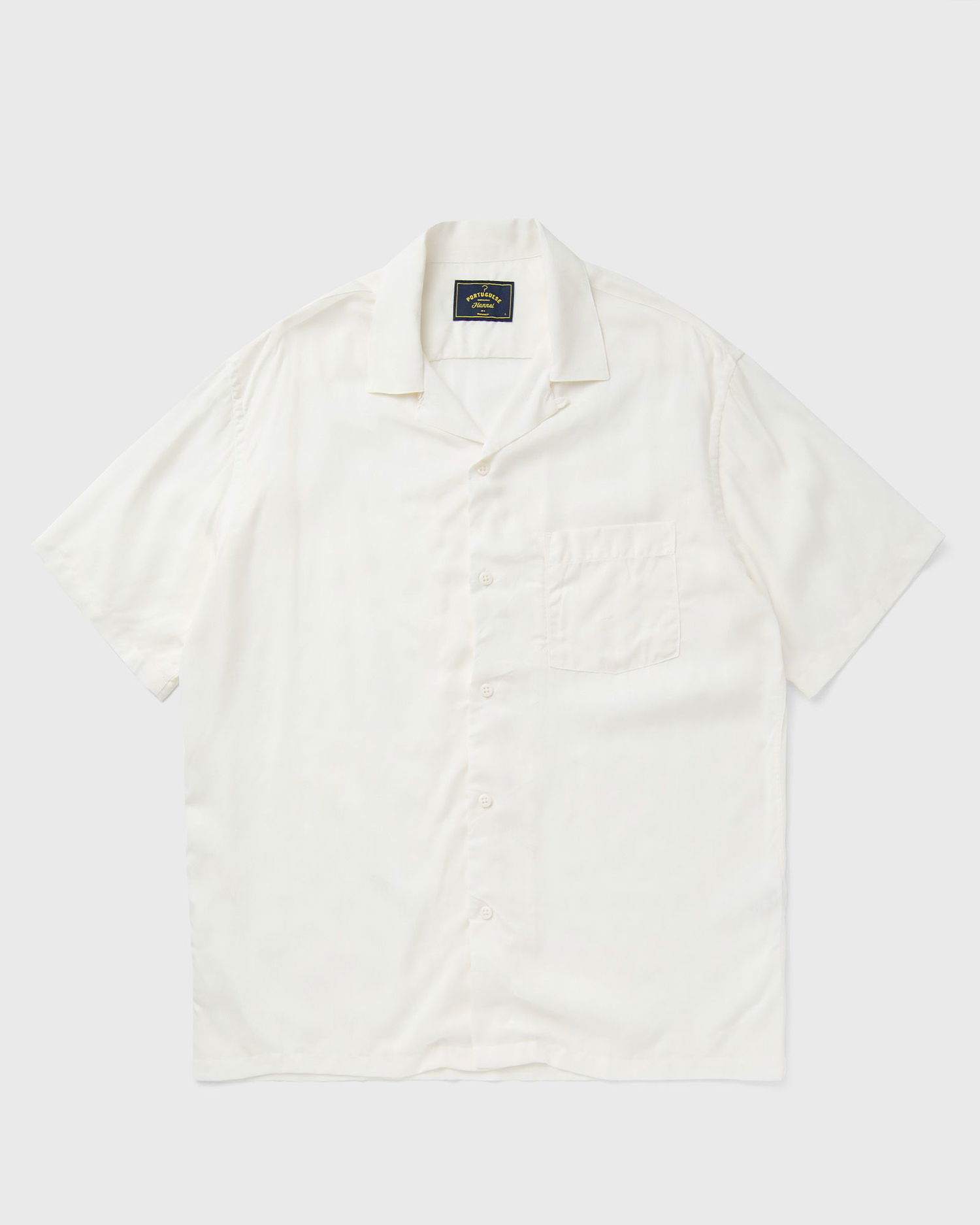 Сорочка Portuguese Flannel MODAL JACQUARD PALM TREE WHITE men Shortsleeves white in size:XXL білий | SS24.0061-WHITE, 0
