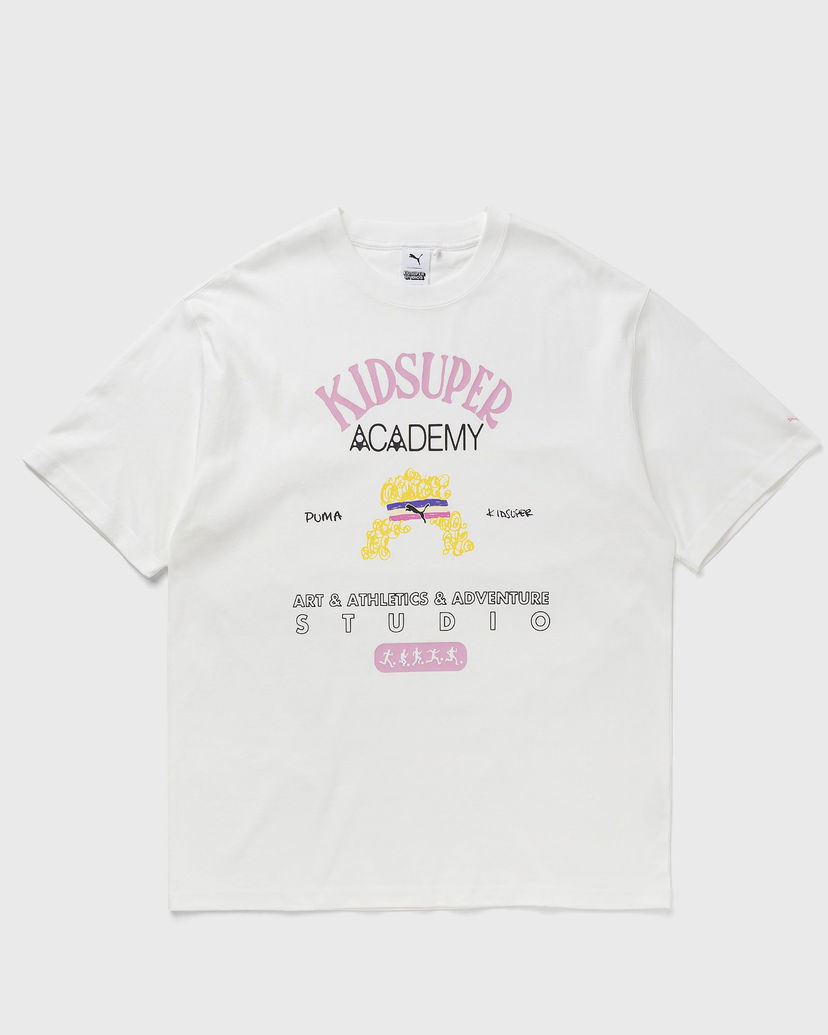 Футболка Puma X KIDSUPER Graphic Tee білий | 626701-02