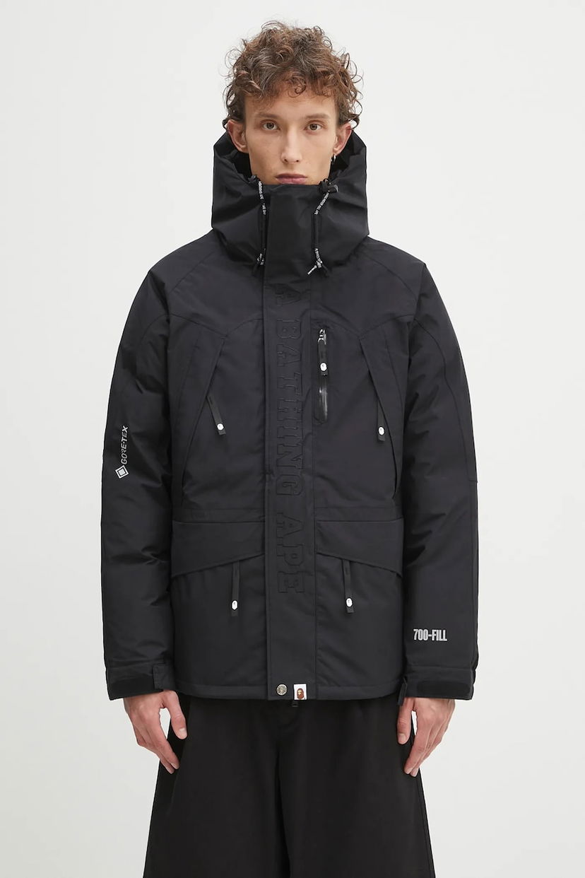 Парка BAPE A Bathing Ape Gore-Tex 700-Fill Snowboard Down Jacket чорний | 1K70144004