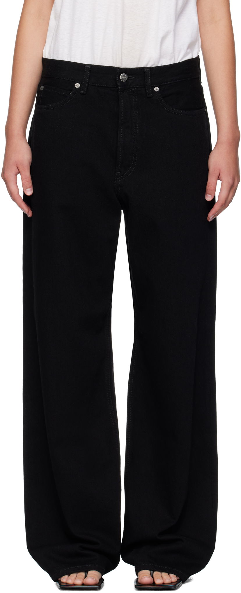 Джинси Acne Studios Acne Studios Loose Fit 1981 Jeans чорний | C00100-