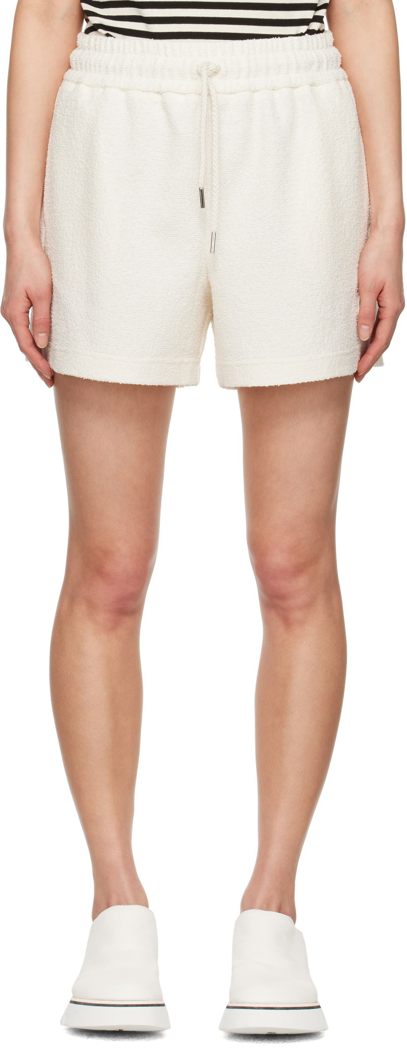 Шорти Moncler Moncler Drawstring Shorts білий | K10938H0002189AWR