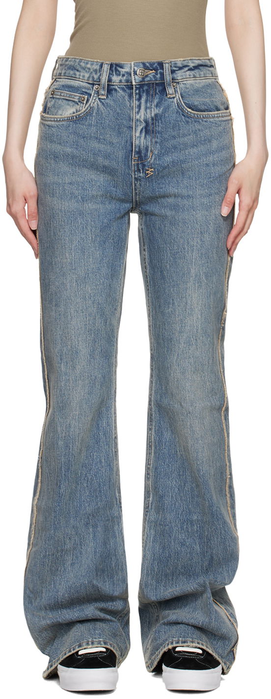 Джинси Ksubi Frayed Soho Jeans Синій | WPF24DJ017