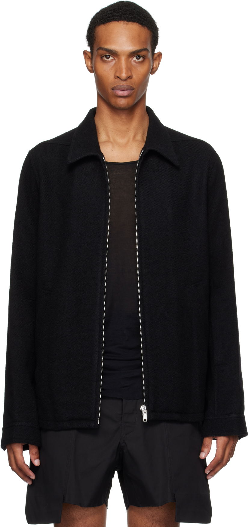 Куртка Rick Owens Rick Owens Concordians Brad Jacket чорний | RU02E1764 WBD