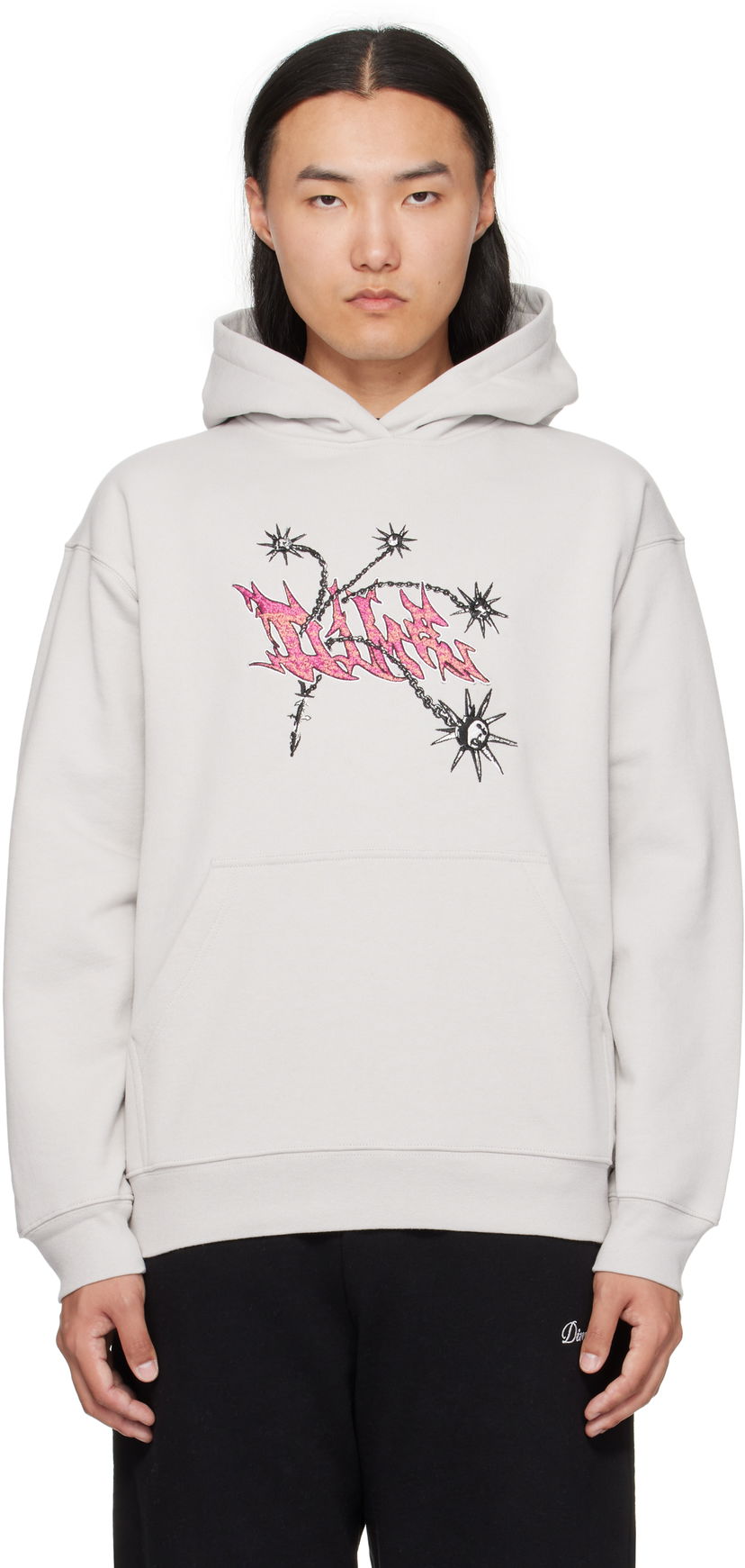 Світшоти Dime Dime Frail Hoodie Сірий | DIMEFA2555CEM
