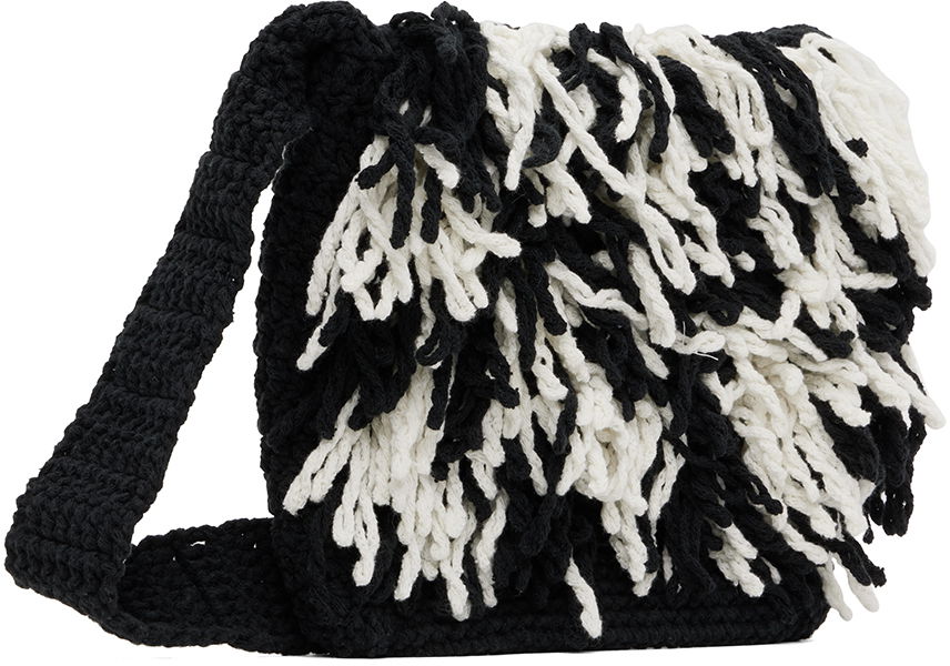 Сумка ADER ERROR Fringed Crochet Shoulder Bag Різнокольоровий | BMADSSBA0302BK, 1