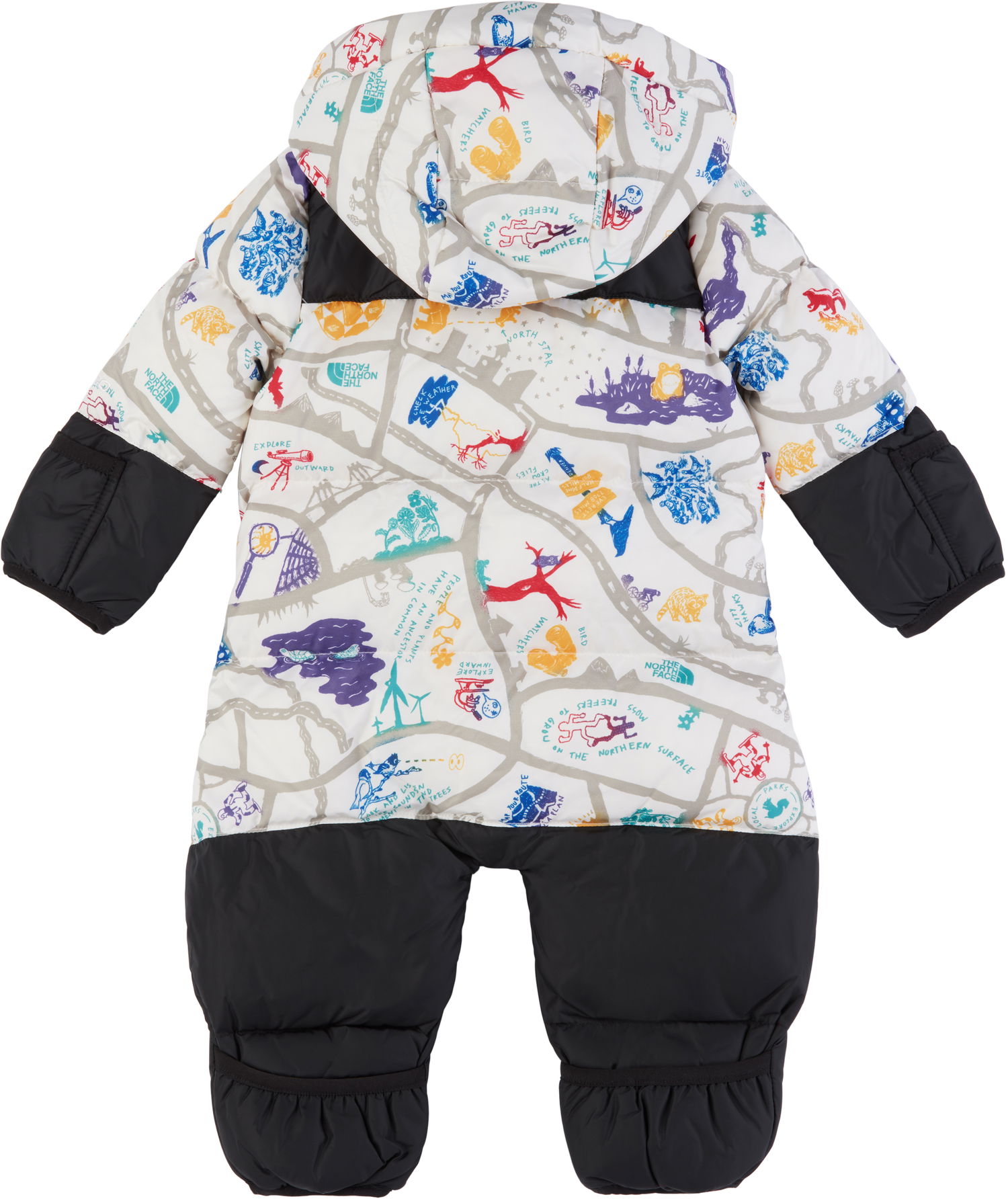 Комбінезон The North Face Kids' 1996 Retro Nuptse Print Down Snowsuit Різнокольоровий | NF0A7WPF4FO, 1