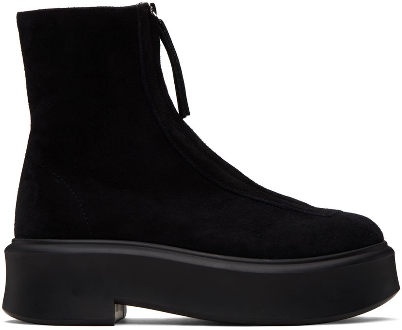 Одяг The Row The Row Zipped I Suede Boots чорний | F1144-L25
