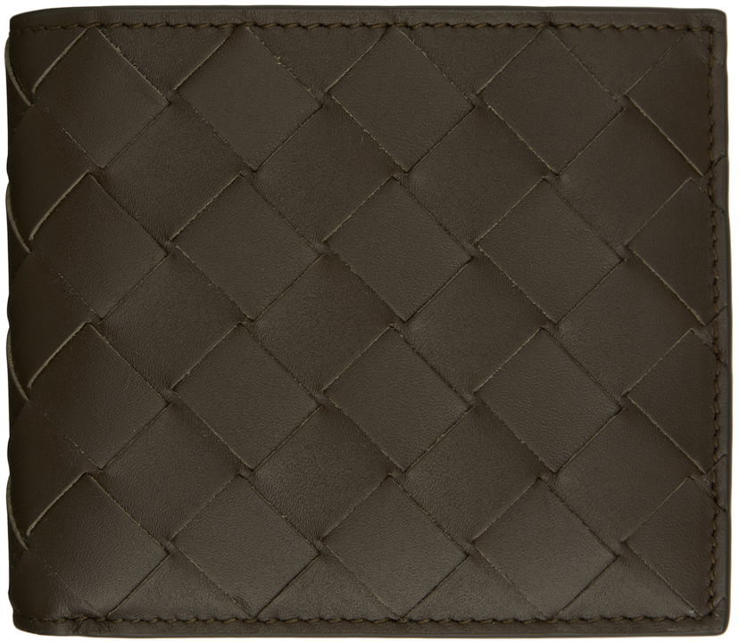 Гаманець Bottega Veneta Intrecciato Bi-Fold Wallet Коричневий | 743211 VCPQ6 3392