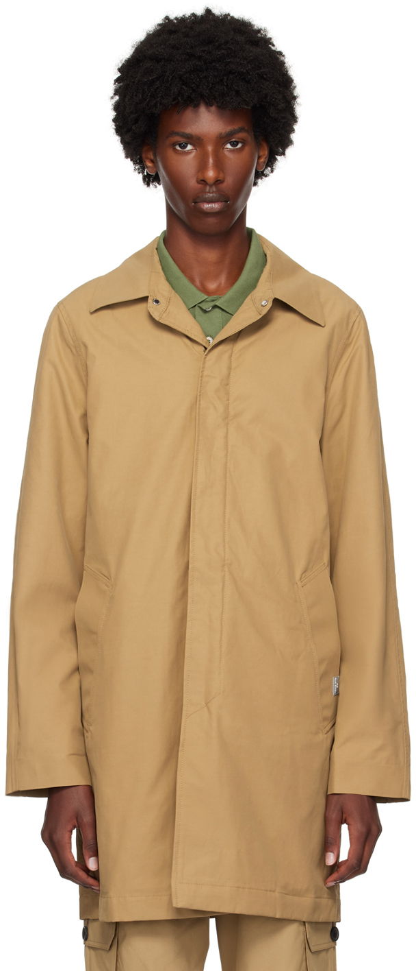 Пальто Paul Smith PS Paul Smith Spread Collar Coat бежевий | M2R-018Z-N22090-61