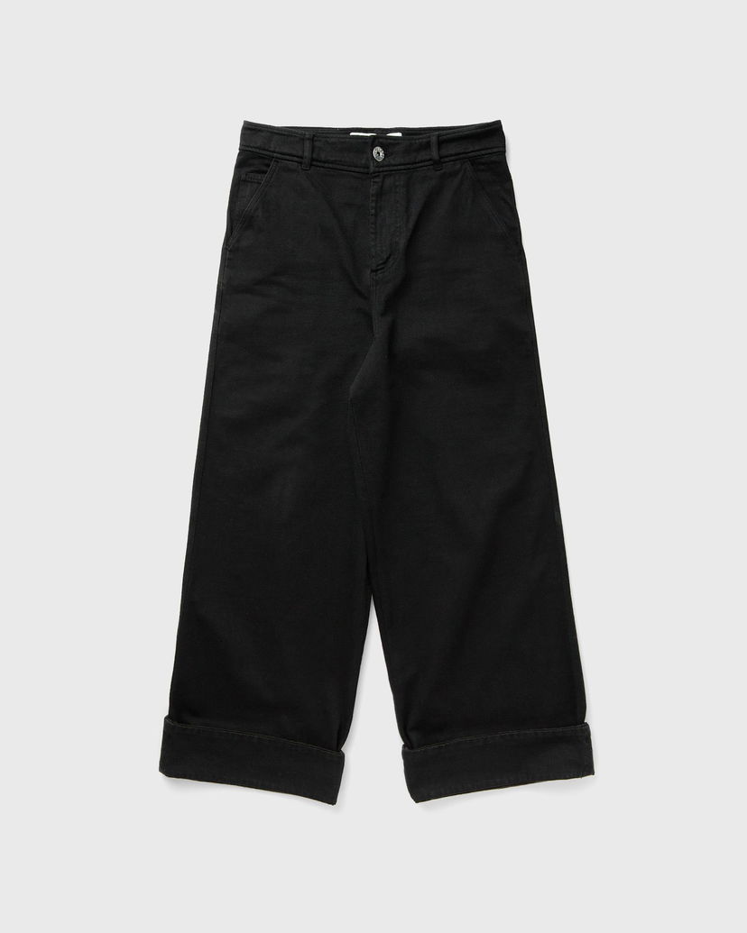 Штани JW Anderson JW Anderson High Waist Wide Leg Trousers чорний | TR0387-PG1730-999