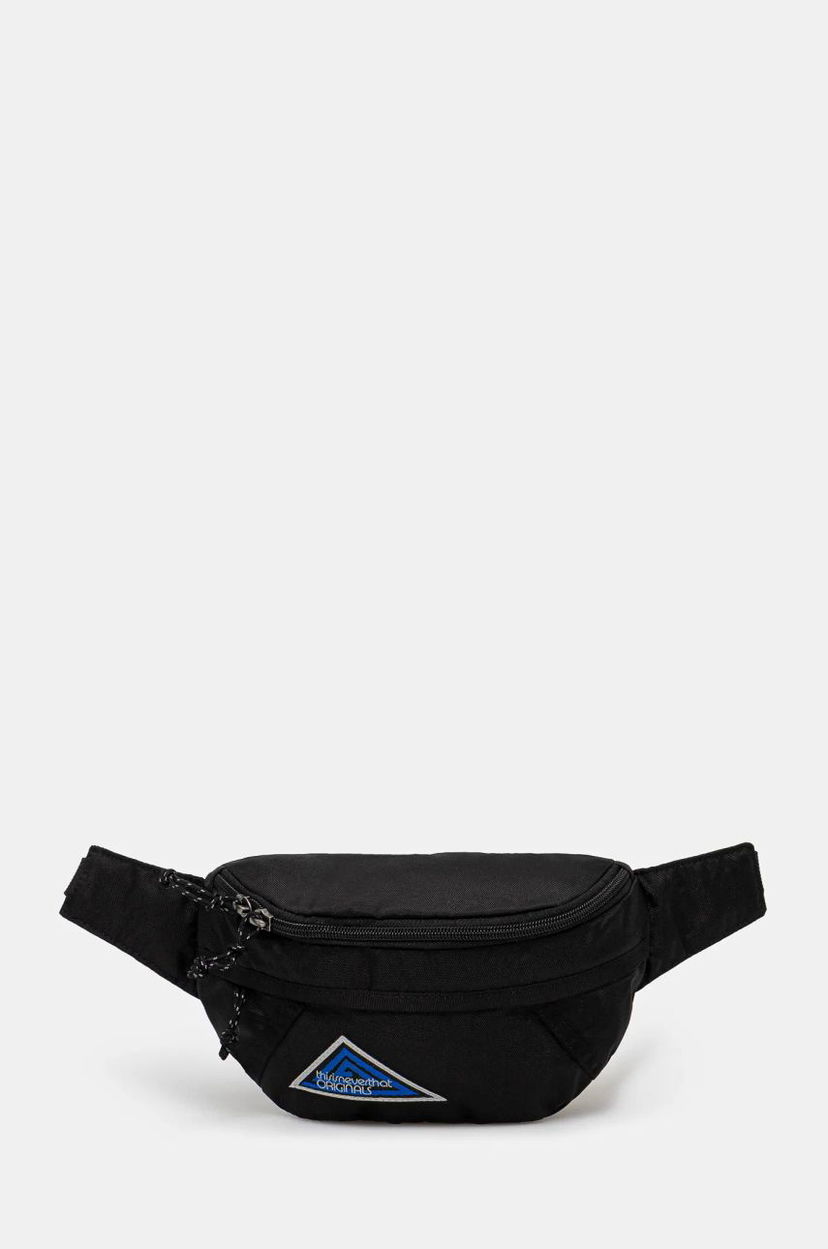 Поясна сумка thisisneverthat thisisneverthat Washed Nylon Waist Bag чорний | TN243WBASB01