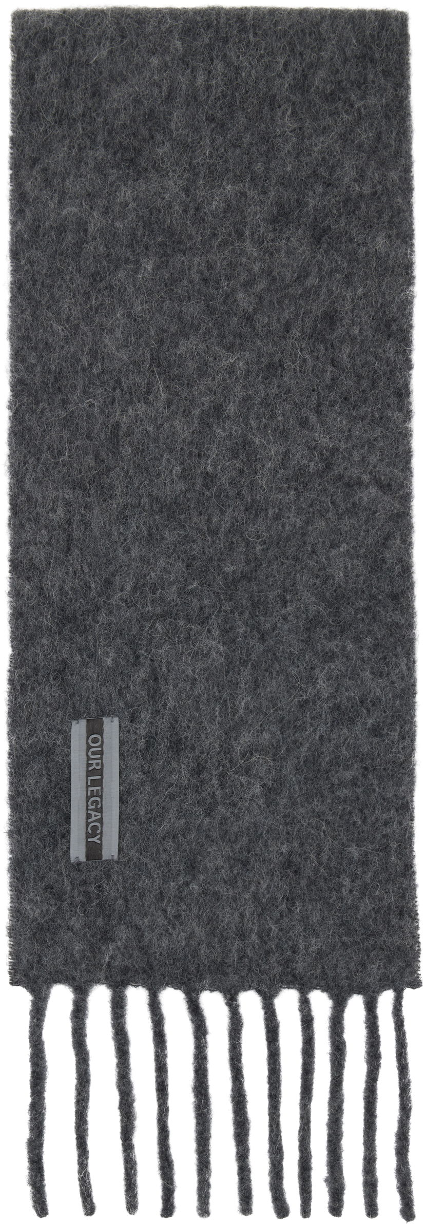 Шарф OUR LEGACY Our Legacy Estate Scarf Сірий | A4258EPH