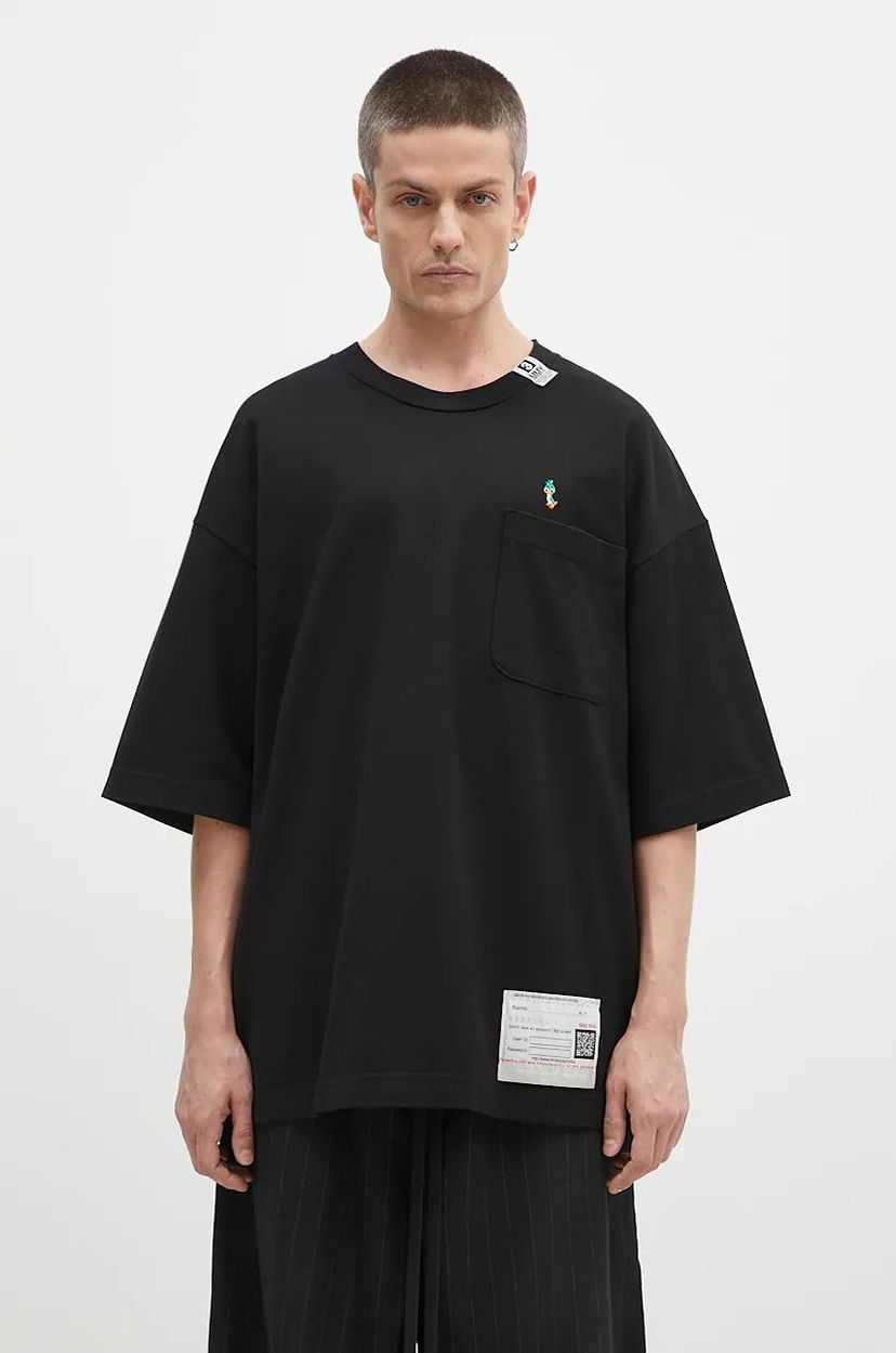 Футболка Maison MIHARA YASUHIRO Duck Embroidery T-Shirt чорний | A13TS631