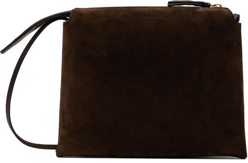 Сумочка The Row The Row Nu Mini Twin Suede Bag Коричневий | W1236-L25