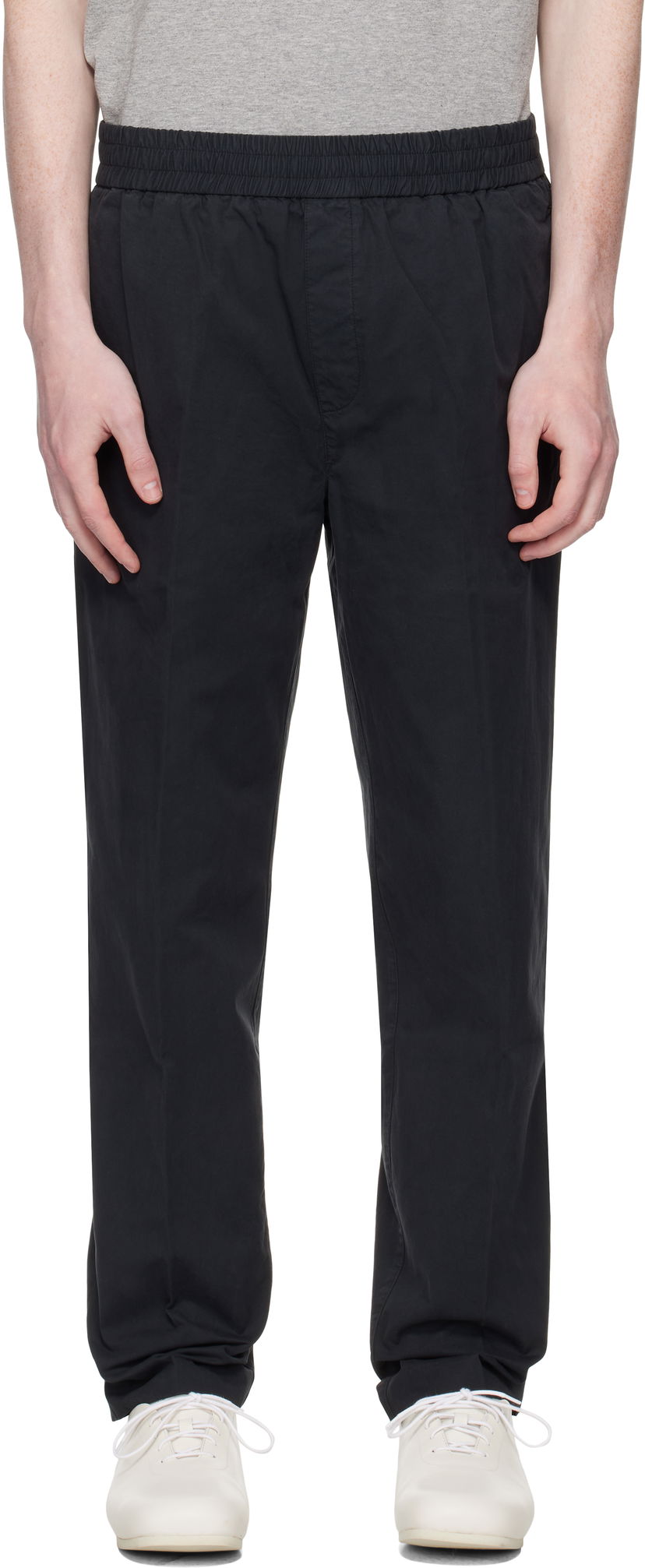 Штани A.P.C. A.P.C. Pieter Elasticated Waist Trousers чорний | COHKU-H08394