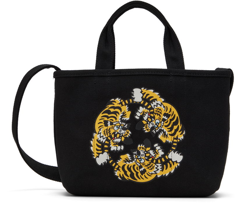 сумка-тоут KENZO VERDY Edition Black Market Tote Bag чорний | FF58SA910F37