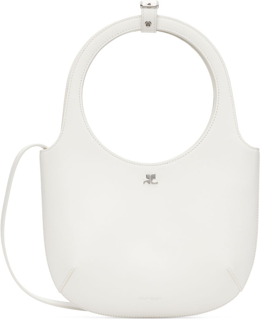 Сумка Courrèges Courrèges Holy Leather Shoulder Bag білий | 325GSA102CR0065