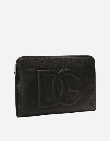 Гаманець Dolce & Gabbana Large Deerskin Clutch чорний | BM2337A803480999, 2